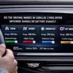 do the driving modes in cadillac lyriq offer different ranges or battery usages?